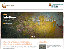 Tablet Screenshot of infoterre.brgm.fr