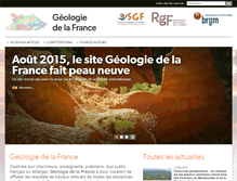 Tablet Screenshot of geolfrance.brgm.fr