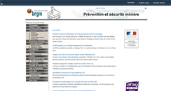 Desktop Screenshot of dpsm.brgm.fr